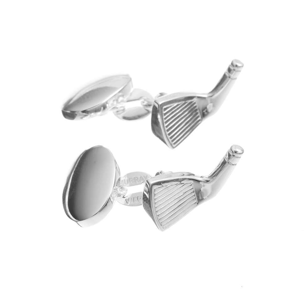 Sterling Silver Golf Club Cufflinks