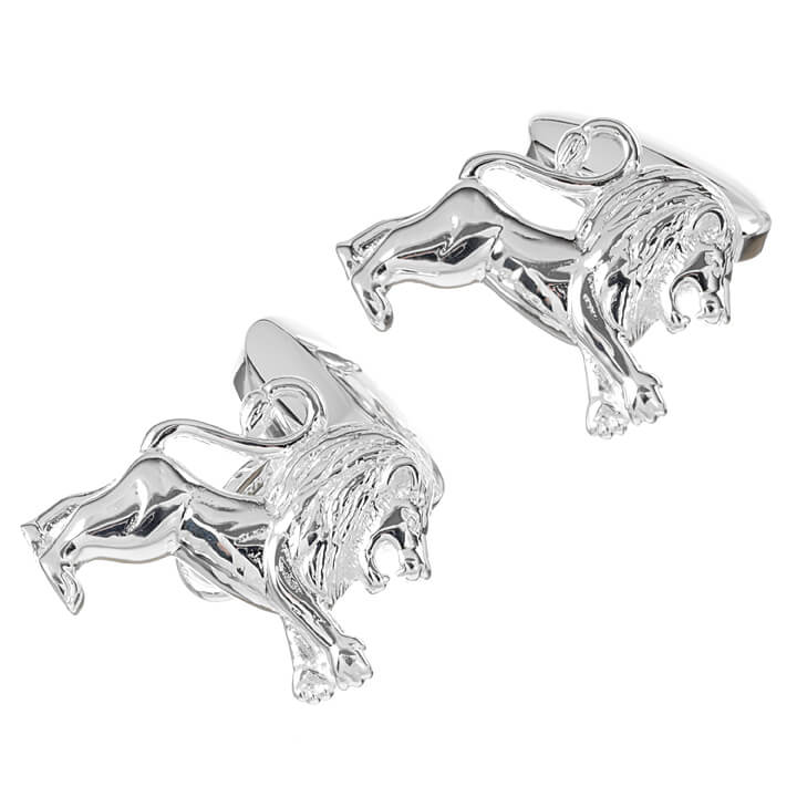 Sterling Silver British lion  Cufflinks