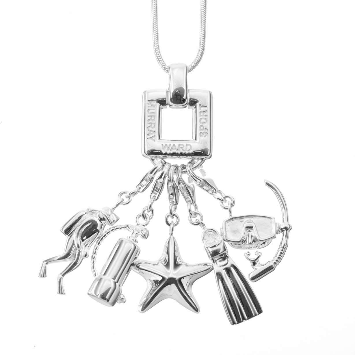 Sterling Silver Diver Necklace