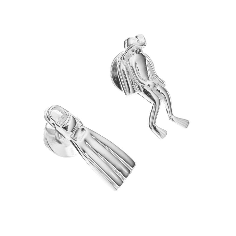 Various Sterling Silver Diving Pins